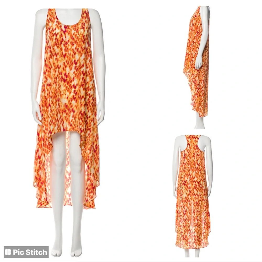 ALEXIS Silk Long Dress - Picture 2 of 8